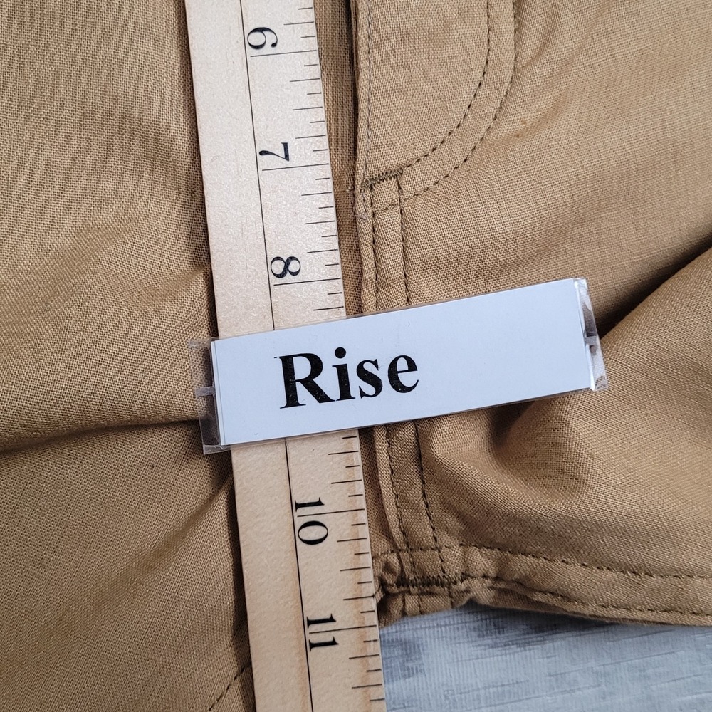 👖Gustin Pants Mens 36x29 Mustard Linen Chino Straight #21‎ Button Fly Made USA - Picture 13 of 15